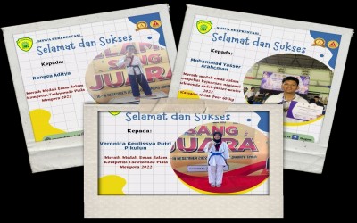 Alhamdulillah Siswa SMP Muhammadiyah 36 Kembali Meraih Prestasi Dalam Cabang Olahraga Taekwondo